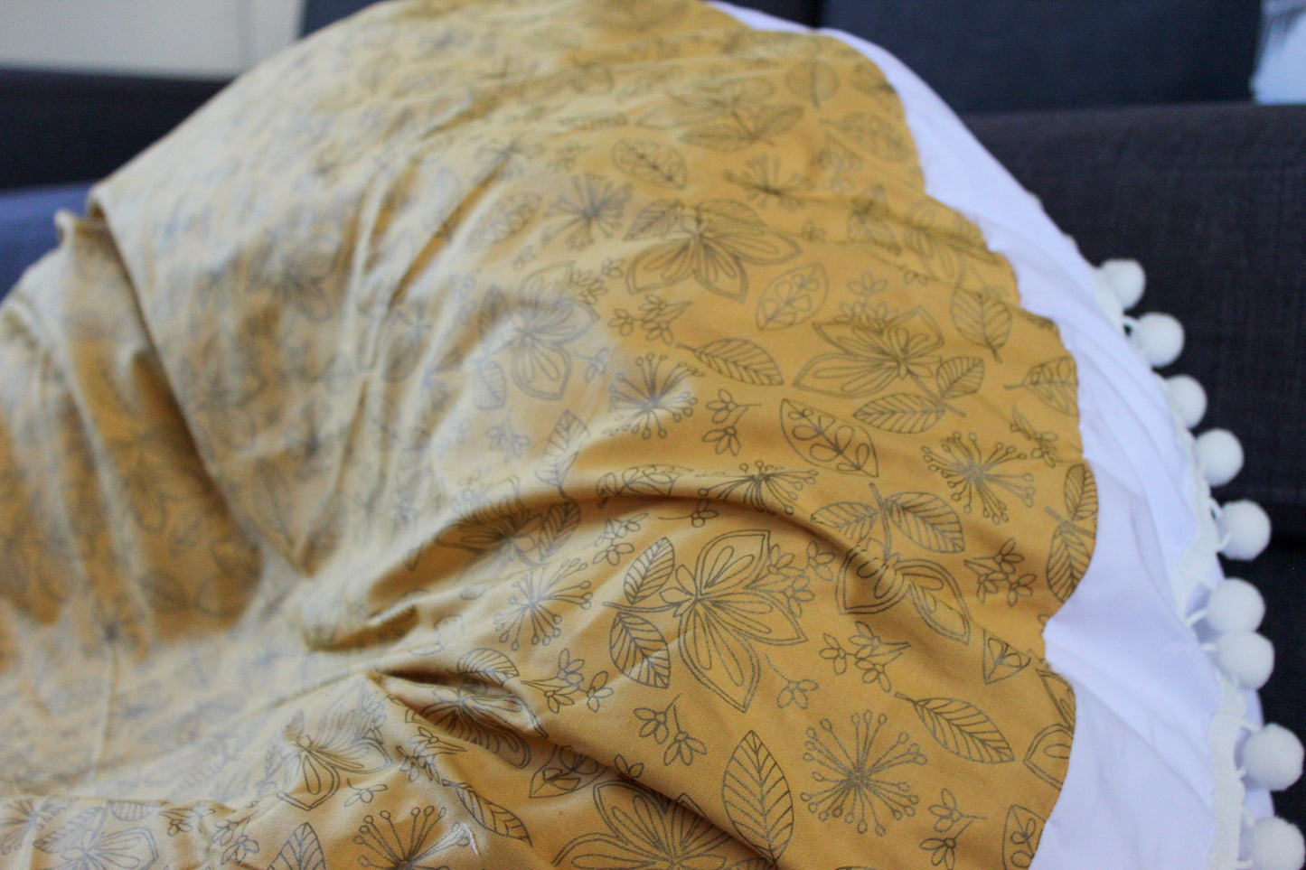 Deep Mustard Nature BEANBAG