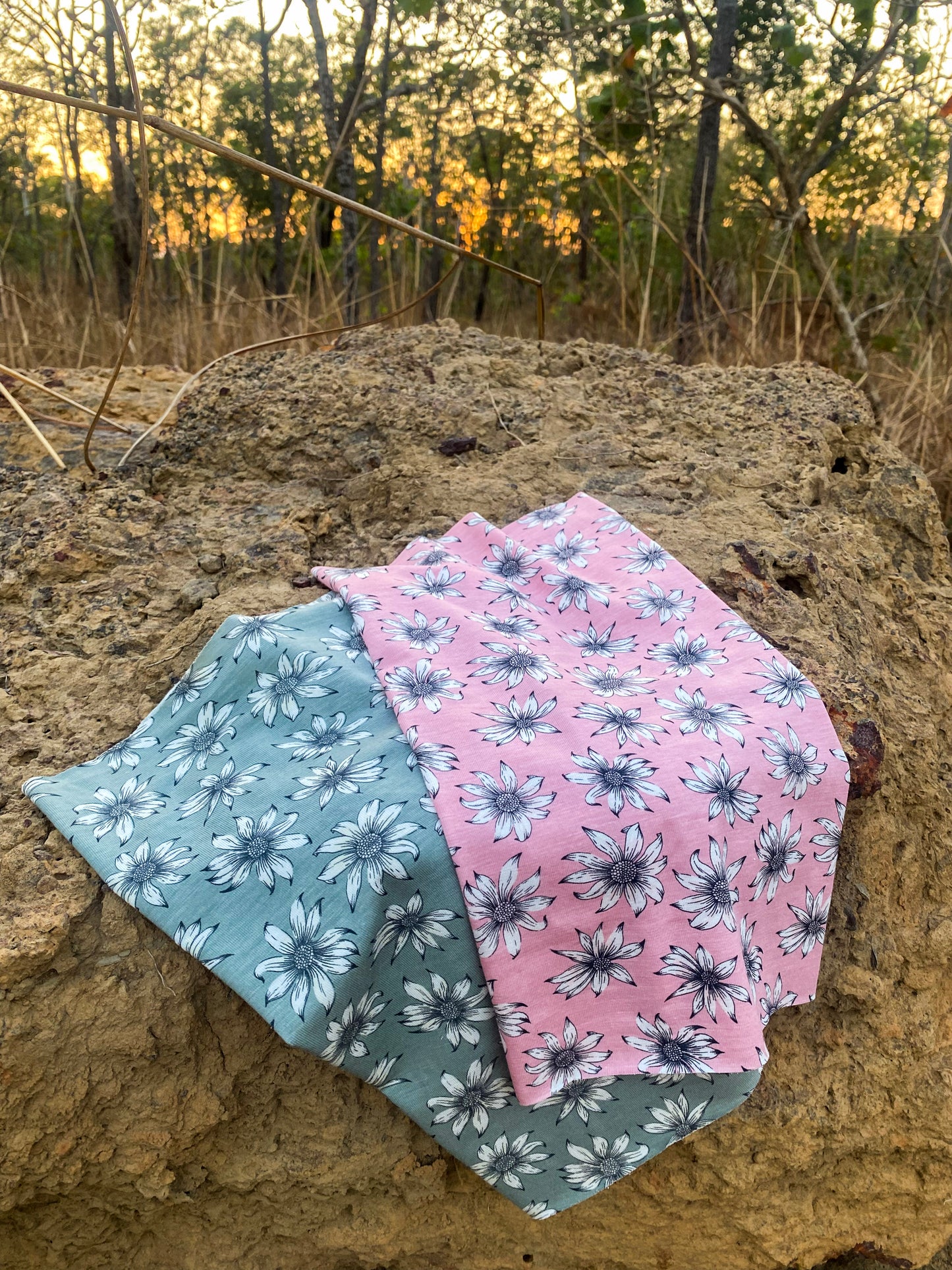 Pink Floral Face Cover/Buff